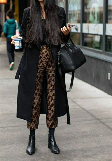 fendi belt street style|Fendi pants.